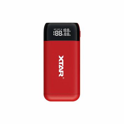 XTAR PB2S nabíjačka pre Li-ion akumulátory červená