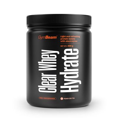 Clear Whey Hydrate - GymBeam, broskyňa ľadový čaj
