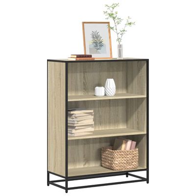 vidaXL Knižnica dub sonoma 80,5x35x107,5 cm kompozitné drevo