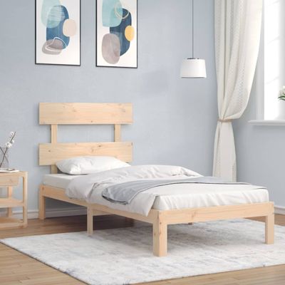 vidaXL Posteľ bez matraca 90x200 cm masívna borovica