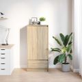 vidaXL skriňa so zásuvkou Dub sonoma 55,5x34x119,5 cm