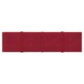 vidaXL Nástenné panely 12 ks vínovočervené 60x15 cm zamat 1,08 m²