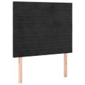 vidaXL Posteľný rám boxspring s matracom čierny 120x200 cm zamat