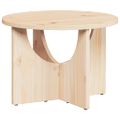 vidaXL Konferenčný stolík Prírodná 50 x 50 x 35 cm Borovicový masív