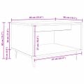 vidaXL Konferenčný stolík dub artisan 60 x 50 x 40 cm Kompozitné drevo
