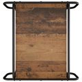 vidaXL Konferenčný stolík Staré drevo 50 x 50 x 51 cm Kompozitné drevo