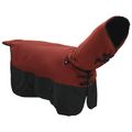vidaXL Plášť pre kone Bordová a čierna 165 cm Polyester