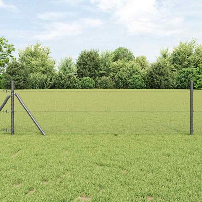 vidaXL Hexagonálny plot 0,4 x 100 m PVC Sivá