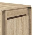 vidaXL Jedálenský stôl 140 x 80 x 77 cm Kompozitné drevo Dub sonoma