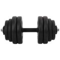 vidaXL Činky Dumbbell 2x15 kg