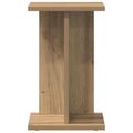 vidaXL Stojan na rastliny 2 ks Dub artisan 25 x 25,5 x 40,5 cm