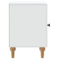 vidaXL Nočný stolík 2 ks Biela 43 x 34,5 x 50 cm Kompozitné drevo