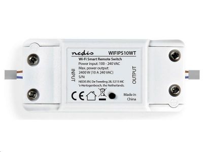 NEDIS WIFIPS10WT SmartLife vypínač Wi-Fi pre elektrický obvod , 10 A