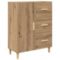 vidaXL Highboard Remeselný dub 34,5 x 34 x 180 cm Kompozitné drevo