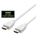 DELTACO Kábel HDMI 2.1 M/M 1m, 8K Ultra High, biel