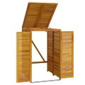 vidaXL Prístrešok na odpadkový kôš 70x89x117 cm z masívna akácia