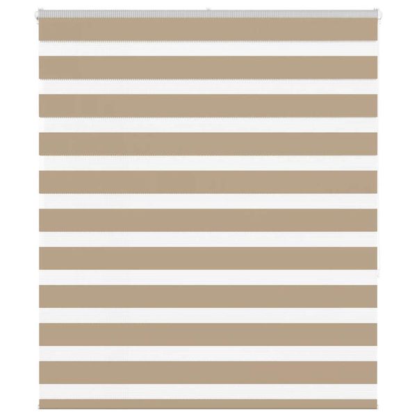 vidaXL Zebra roleta 125x150 cm šírka látky 120,9 cm polyester