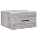 vidaXL Nástenný nočný stolík sivý dub sonoma 35x35x20 cm
