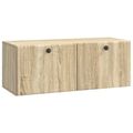 vidaXL Nástenná TV skrinka 78,5 x 31 x 30 cm Dub sonoma