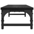 vidaXL Stojan na monitor Čierny dub 85 x 23 x 15,5 cm Kompozitné drevo