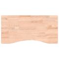 vidaXL Stolová doska 80x(36-40)x2,5 cm masívny buk