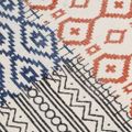 vidaXL Ručne tkaný koberec Kilim bavlna 200x290 cm potlač farebný