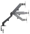 Neomounts DS70-700BL1/Držák displeje/na stůl/17-27"/svorka/VESA 100X100/nosn. 7kg/plynový píst/1 displej/černý Držák, VESA, stolní, pro plochý monitor, úhloprícka 17"-27", náklon, otácení, rotace, nosnost 7kg, cerný
