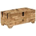 vidaXL Konferenčný stolík z mangovníkového dreva 80x40x35 cm