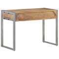 vidaXL Stôl 108x50x75 cm surové mangové drevo