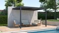 Bioklimatická pergola G21 Trenton 4x3 m, antracitová hliníková