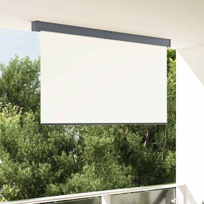 vidaXL Roleta Krémová 180 x 250 cm Textil a hliník