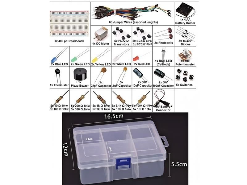 Elektronické súčiastky sada 04
