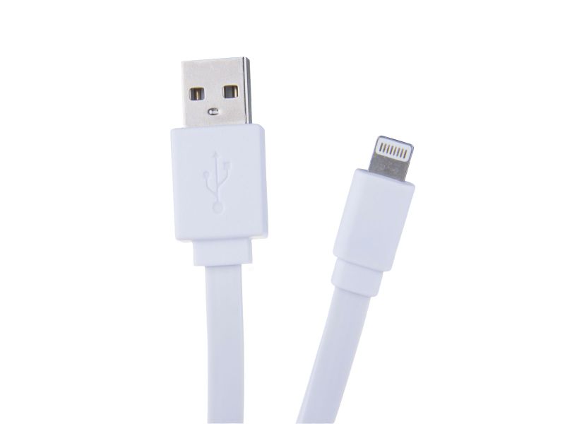 Kábel AVACOM LIG-120W USB - Lightning, 120cm, biela