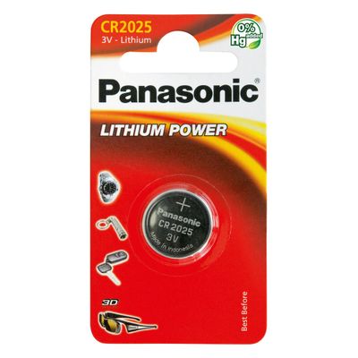 Batérie CR2025 PANASONIC lítiová 1 ks / blister