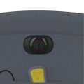 vidaXL Elektrické masážne sklápacie kreslo tmavosivé zamat