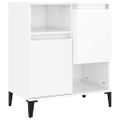 vidaXL Komoda vysoký lesk biela 60x35x70 cm spracované drevo