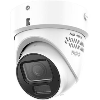 8MPix IP Turret AcuSense kamera; IR 40m, audio, alarm, IP67, IK10, blikač