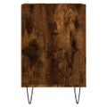 vidaXL TV skrinka dymový dub 160x35x55 cm spracované drevo