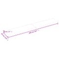 vidaXL Kúpeľňová doska 200x30x(2-6) cm neošetrený masív