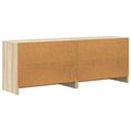 vidaXL Skriňa pod posteľ s poličkou 2 ks Dub sonoma 66 x 33 x 48 cm