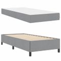 vidaXL Posteľ s pružinovým rámom Svetlosivá 80 x 200 cm látka