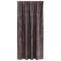 vidaXL Sametové závesy 2 ks Hnedá 175 x 140 cm Zamat