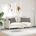 vidaXL Vankúše na pohovku 2 pcs Svetlosivá 80 x 40 cm