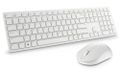 DELL KM5221W bezdrátová klávesnice a myš ruská/ russian/ bílá Set klávesnice a myši, bezdrátový, ruské rozložení, bílý
