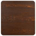 vidaXL Bistro stolík tmavohnedý 50x50 cm MDF