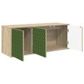 vidaXL Nástenný TV kabinet GELEEN 102 x 33 x 40 cm Dub sonoma