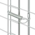 vidaXL Klietka pre sliepky 2 ks Strieborná 600 x 100 x 210 cm