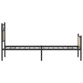 vidaXL Posteľný rám bez matraca dub sonoma 90x200 cm kompozitné drevo