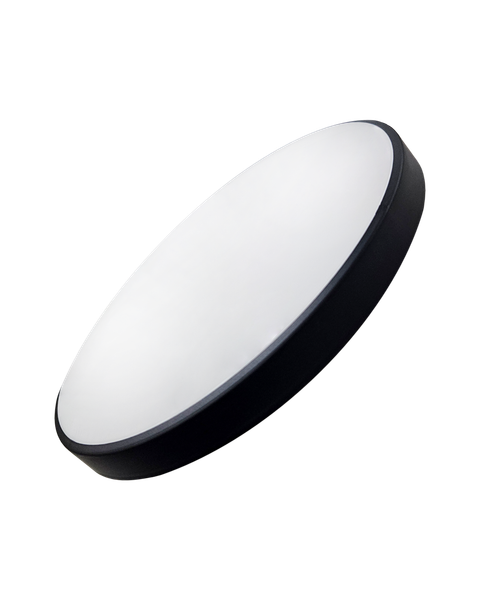Q-253MS LED svietidlo s pohybovým senzorom MARNA 12W 1020lm 4000K ø25cm/kruhové čierne QTEC
