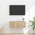 vidaXL TV nástenná skriňa 78,5 x 31 x 29,5 cm Sonoma Kompozitné drevo